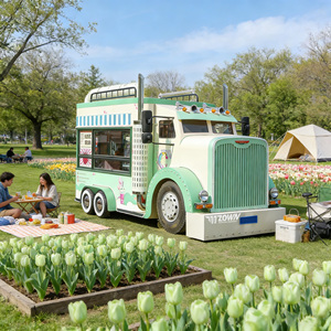 Custom Made Enclosed Food Cart Towable Concession <b>Trailer</b> For Coffee And Juice Selling - Product Image 1
