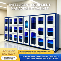 Armoire à équipements intelligente, armoire à compartiments individuels indépendants avec stockage RFID pour institutions confidentielles