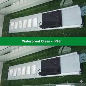 Farola Solar LED Integrada para Exteriores (40W-80W) - IP68 Impermeable, Origen Estadounidense, Temperatura de Color 2700K-6500K, RA>70 - Product Image 4