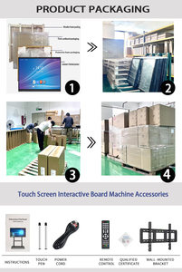 ZDHQ Fabrication directe Écran tactile intelligent 4K 55 pouces avec partage sans fil Système Android Anti-reflet Tableau interactif pour réunion - Product Image 6