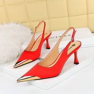 Zapatos de Tacón Alto de Moda para Mujer, Zapatos de Trabajo con Tira Trasera - Product Image 2