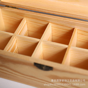 Bamboo or wooden box <b>with</b> lock, <b>dressing</b> <b>table</b> <b>storage</b> box, wooden packaging box, ornament, gift box, essential oil <b>storage</b> box - Product Image 4