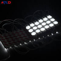 Module d'éclairage LED SMD 2835 personnalisable 1,5W 12V pour éclairage public, avec température de couleur réglable sur 3 niveaux, lettres rétroéclairées en PVC, indice de protection IP65