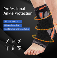 Manchon de soutien de cheville réglable Compression Running Basketball Protection Nylon Tricoté Sports Cheville Brace Cheville Sleeve
