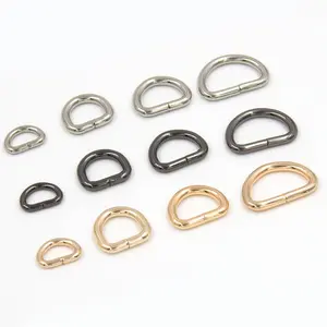 Factory Wholesale Metal D Ring 20mm 25mm 50mm D-Ring Buckle For Handbags