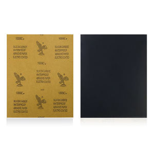 קשיות גבוהה רטוב יבש סיליקון מרובע סיליקון קרביד סיבי נייר חול שוחק גיליון נייר פולח לשחיקה לרכב - Product Image 6