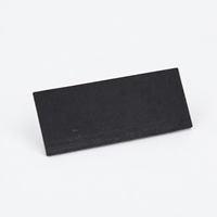 Logo de marque personnalisé lettres Silicone & PVC caoutchouc Patch noir étiquettes thermocollantes pour la couture de vêtements vêtements sacs chaussures