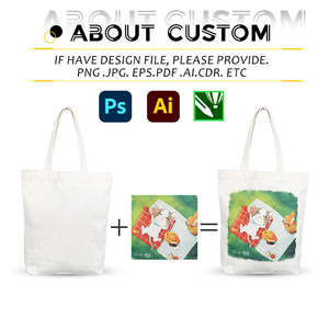 Sac de shopping écologique en toile de coton réutilisable personnalisable, sacs de magasin en toile, sac fourre-tout avec logo personnalisé imprimé, vente chaude - Product Image 3