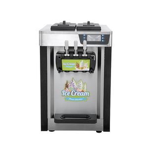 Máquina <span class=keywords><strong>de</strong></span> helados con ruedas Dream Dar 110V Soft Home Type Cone Form Soya 2 Boquillas Modelo Yic que hacen bolsas <span class=keywords><strong>de</strong></span> papel Shop Kids - Product Image 5