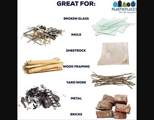 ゴミ袋透明ゴミ袋グリーンイエローブルーゴミ袋120lプラスチックカラーカスタムプリントプラスチックゴミ袋ロール - Product Image 2