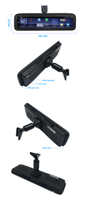 High Definition 4 CH Kameras Auto Recorder <span class=keywords><strong>Android</strong></span> 9.0 2G 32GB GPS Wifi 4G Live Mirror Dash Cam für Autos LKW BUS TAXI - Product Image 5