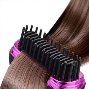 Cepillo Alisador de Cabello Portátil de 1500 mAh con 3 Ajustes de Temperatura, Función de Apagado Automático, Mango de Plástico para Peinar y Alisar - Product Image 1