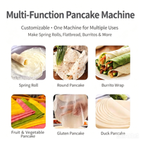 Máquina Automática para Hacer Roti, Máquina para Hacer Tortillas de Harina, Ideal para Cantinas y Cocinas de Hoteles