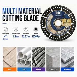Disques <span class=keywords><strong>de</strong></span> découpe multifonctionnels à <span class=keywords><strong>lame</strong></span> brasée, <span class=keywords><strong>lame</strong></span> diamantée pour couper la <span class=keywords><strong>carrelage</strong></span>, le métal, le marbre, le quartz, la pierre, le plastique, le béton - Product Image 5