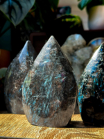 Vente directe d'usine, pierres de feu d'artifice, gouttes d'eau, protection contre les ombres, œuvre d'art, troisième œil, flamme de cristal pour objet décoratif