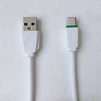 XINBO kabel Data pengisi daya Cepat bergaris, kabel Data tembaga murni kompatibel ponsel PVC tipe-c Android