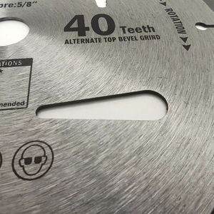 Ahşap kesme için fabrika özel <span class=keywords><strong>TCT</strong></span> ağaç İşleme testeresi bıçak dairesel testere bıçağı disk - Product Image 5