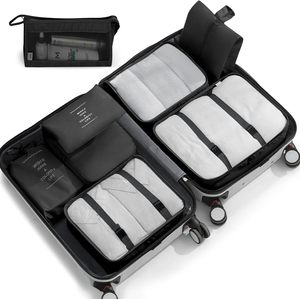 Best Packing Cubes Set Travel Luggage Organizers <b>Suitcase</b> Travel Accessories <b>Storage</b> Bag Packing Cubes for <b>Suitcases</b> - Product Image 1