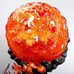 Figurine d'action Anime 56cm Portgas D. Ace Flame Emperor avec boule <span class=keywords><strong>de</strong></span> feu lumineuse, 16 couleurs changeantes, modè<span class=keywords><strong>le</strong></span> <span class=keywords><strong>de</strong></span> collection, poupée, cadeau - Product Image 3