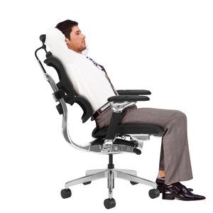 Sedia da <span class=keywords><strong>Ufficio</strong></span> <span class=keywords><strong>Ergonomica</strong></span> Girevole Moderna di Alta Qualità con Braccioli 8D Regolabili, Sedia Direzionale Reclinabile in Alluminio e Rete, Sedia Girevole <span class=keywords><strong>per</strong></span> Computer - Product Image 5