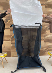 Mesh <strong>Net</strong> Breathable <strong>Bag</strong> on a Pallet Firewood Onion Potato Outdoor Using for Winter Soft Packing - Product Image 2