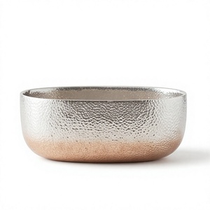 Artículo de decoración de mesa con textura de metal pesado y bloques de color únicos, para pedidos al por mayor - Product Image 1