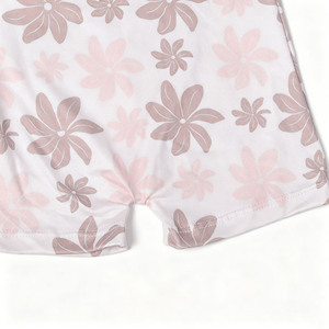 GA-30 Stock USA Mono de algodón sin mangas para bebés y niñas pequeñas, con tirantes ajustables, estampado hawaiano de leopardo, leotardo burbuja - Product Image 5
