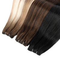 Extensions de cheveux humains naturels de qualité supérieure, ultra douces, tissées à la main, sans nœuds, sans perte de cheveux, sans couture