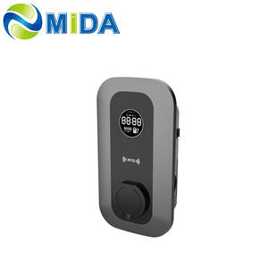 Stazione di Ricarica EV 7.4KW 11kw <span class=keywords><strong>22kw</strong></span> 32A con Display LCD, Carta RFID, <span class=keywords><strong>Wallbox</strong></span> EV <span class=keywords><strong>22kw</strong></span> con WiFi e App, Tipo 2/Tipo 1/GBT - Product Image 4