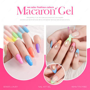 เจลทาเล็บ JTING รุ่นแรก 48 สี มาการอง เจลสีพาสเทลเข้มข้น ชุดกล่องเจลทาเล็บ ปราศจากสาร TPO/HEMA รับผลิตแบบ OEM ODM - Product Image 6