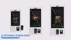 Máquina de autopedido personalizada de 21,5 pulgadas, impresora Pos NFC, escaneo QR, quiosco de autoservicio de tipo permanente para restaurantes y bancos - Product Image 5