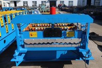 Machine de formage de rouleaux de tôle d'acier pour toiture en tôle ondulée pour toit en métal