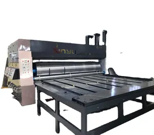 Jumbo roller chain feeder printing slotter machine