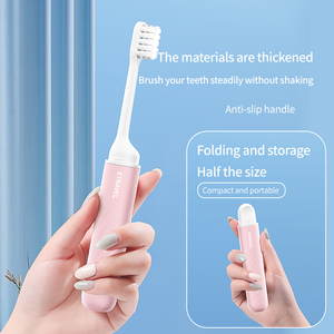 Mini <span class=keywords><strong>brosse</strong></span> à dents <span class=keywords><strong>pliable</strong></span> avec étui de rangement pour les voyages et les soins bucco-dentaires en déplacement - Product Image 2