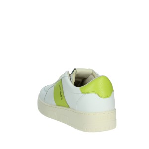 Sneakers Casual Low Tennis da donna bianche/argento leggero e stile sportivo con ammortizzazione per l'autunno - Product Image 2