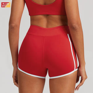 Shorts de Yoga para Mujer con Bloques de Color, Alta Elasticidad, Ajuste Ceñido, para Deportes, Running y Entrenamiento - Product Image 3