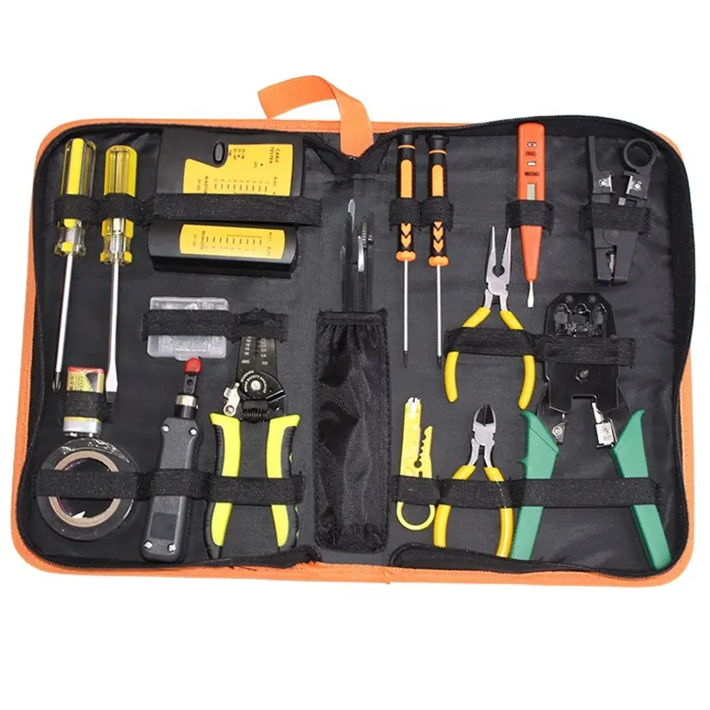 17 in 1 Power Hand Soft Case Screwdriver Computer Network Tools Kit Tool Set
