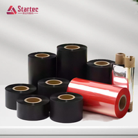 Pita Transfer Termal Kualitas Premium Pabrik, Tahan Gores, TTR untuk Printer Zebra Epson, Berbahan Wax/Resin