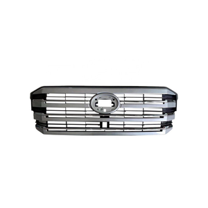 Mise à niveau de la calandre avant pour <span class=keywords><strong>Toyota</strong></span> Land Cruiser <span class=keywords><strong>300</strong></span> Series LC300 2022 2023 2024 Chrome ABS Racing Grill - Product Image 2