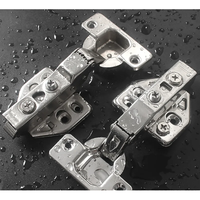 Charnière de table pliante dissimulée à glissière continue, petite charnière de porte en acier 3D à fermeture douce pour armoires et meubles