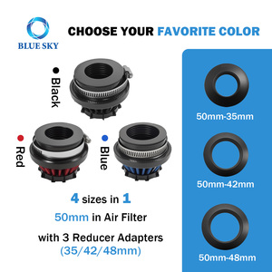 <span class=keywords><strong>Filtre</strong></span> à air universel pour carburateur de moto, VTT, Pit Bike, <span class=keywords><strong>filtre</strong></span> à air à haut débit avec entrée de 35/42/48/50 mm et pince - Product Image 4