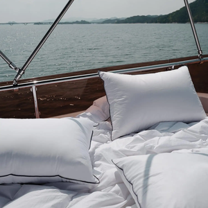 Otel koleksiyonu lüks macar kaz aşağı ve aşağı alternatif yastık ile % 100% pamuk kabuk yumuşak kabarık kaz aşağı yastık - Product Image 5