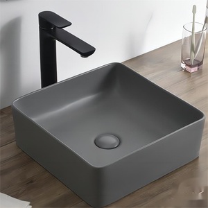 Évier de lavabo en pierre de céramique monobloc au design moderne approfondi pour petit appartement avec balcon <span class=keywords><strong>Original</strong></span> de Chine - Product Image 3
