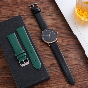 Correa de <span class=keywords><strong>reloj</strong></span> de piel de Animal Real para mujeres y hombres, pulsera de cuero de grano completo hecha a mano, accesorios, correa de <span class=keywords><strong>reloj</strong></span> suave de alta calidad - Product Image 3