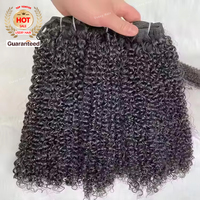 Personalizable 12A Grado Super Doble Dibujado Virgen Cutícula Alineada Vietnamita Cabello Crudo Rizado Paquetes Barato Onda Natural