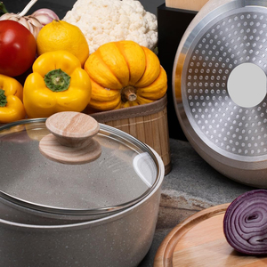 Ensemble d'Ustensiles <span class=keywords><strong>de</strong></span> <span class=keywords><strong>Cuisine</strong></span> en Gros Granit Marbre Aluminium - Product Image 5