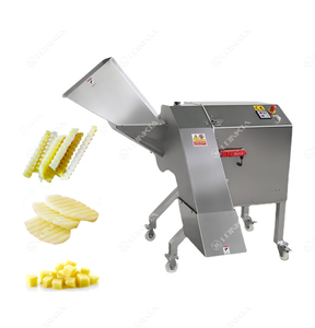 Machine à découper les <span class=keywords><strong>frites</strong></span> Lonkia grande capacité, coupe uniforme, haute vitesse 1t/h 2t/h 3t/h, coupe-<span class=keywords><strong>frites</strong></span> ondulées - Product Image 2
