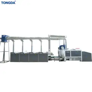 TONGDA TDFS600 מכונות חדשות למחזור שאריות כותנה מכונת מיחזור פסולת כותנה מפעל ייצור רכיבי ליבת ציוד