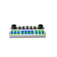 Gooermi X50 Carte son en direct de haute qualité Mélangeur audio Changeur de voix avec effets sonores pour karaoké Streaming Enregistrement Jeux