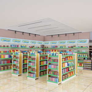 Équipement pour confiserie, <span class=keywords><strong>pharmacie</strong></span>, supermarché, rayonnages de présentation pour magasin, utilisés dans les magasins - Product Image 4